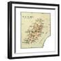 Inset Map of the Isle of Man. United Kingdom-Encyclopaedia Britannica-Framed Giclee Print