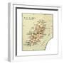 Inset Map of the Isle of Man. United Kingdom-Encyclopaedia Britannica-Framed Giclee Print