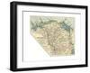 Inset Map of the Nile Delta and Suez Canal. Egypt-Encyclopaedia Britannica-Framed Giclee Print