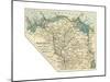 Inset Map of the Nile Delta and Suez Canal. Egypt-Encyclopaedia Britannica-Mounted Giclee Print