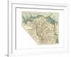 Inset Map of the Nile Delta and Suez Canal. Egypt-Encyclopaedia Britannica-Framed Giclee Print