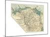 Inset Map of the Nile Delta and Suez Canal. Egypt-Encyclopaedia Britannica-Mounted Giclee Print