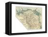 Inset Map of the Nile Delta and Suez Canal. Egypt-Encyclopaedia Britannica-Framed Stretched Canvas