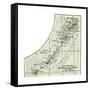 Inset Map of the North Extension of Kurile Islands; Japan-Encyclopaedia Britannica-Framed Stretched Canvas
