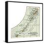 Inset Map of the North Extension of Kurile Islands; Japan-Encyclopaedia Britannica-Framed Stretched Canvas