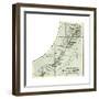 Inset Map of the North Extension of Kurile Islands; Japan-Encyclopaedia Britannica-Framed Giclee Print