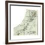 Inset Map of the North Extension of Kurile Islands; Japan-Encyclopaedia Britannica-Framed Giclee Print