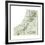 Inset Map of the North Extension of Kurile Islands; Japan-Encyclopaedia Britannica-Framed Giclee Print