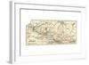 Inset Map of the Western Part of Ontario, Canada-Encyclopaedia Britannica-Framed Giclee Print