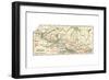 Inset Map of the Western Part of Ontario, Canada-Encyclopaedia Britannica-Framed Premium Giclee Print