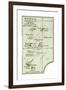 Inset Map of Tonga (Friendly Islands) (British)-Encyclopaedia Britannica-Framed Giclee Print