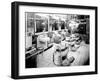 Inside a Barber Shop, 1927-Chapin Bowen-Framed Giclee Print