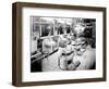 Inside a Barber Shop, 1927-Chapin Bowen-Framed Giclee Print