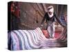 Inside a Bedouin Tent, Sinai, Egypt, North Africa, Africa-Nico Tondini-Stretched Canvas