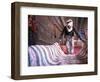 Inside a Bedouin Tent, Sinai, Egypt, North Africa, Africa-Nico Tondini-Framed Photographic Print