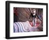 Inside a Bedouin Tent, Sinai, Egypt, North Africa, Africa-Nico Tondini-Framed Photographic Print