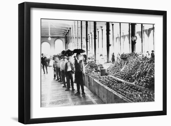 Inside a Food Market in Zacatecas Mexico Photograph - Zacatecas, Mexico-Lantern Press-Framed Art Print