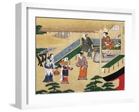 Inside a House in the Outskirts of Kyoto-null-Framed Giclee Print