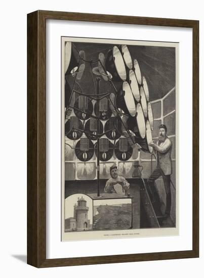 Inside a Lighthouse, Beachey Head, Sussex-Alfred Edward Emslie-Framed Giclee Print