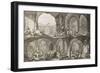 Inside a Salt Mine in Wieliczka (Engraving)-Johann Esaias Nilson-Framed Giclee Print