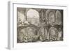 Inside a Salt Mine in Wieliczka (Engraving)-Johann Esaias Nilson-Framed Giclee Print