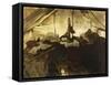 Inside a Tent in the Canadian Rockies-John Singer Sargent-Framed Stretched Canvas