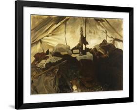 Inside a Tent in the Canadian Rockies-John Singer Sargent-Framed Giclee Print