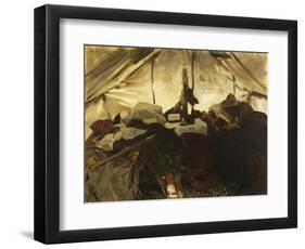 Inside a Tent in the Canadian Rockies-John Singer Sargent-Framed Giclee Print