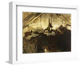 Inside a Tent in the Canadian Rockies-John Singer Sargent-Framed Giclee Print