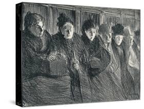 Inside a Tramcar, 1896, (1898)-Theophile Alexandre Steinlen-Stretched Canvas