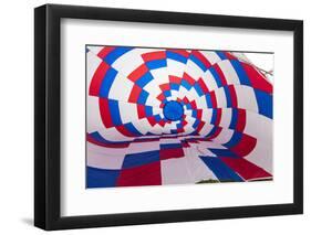 Inside an Inflating Balloon at the Albuquerque Balloon Fiesta in Albuquerque, New Mexico, Usa-Chuck Haney-Framed Photographic Print