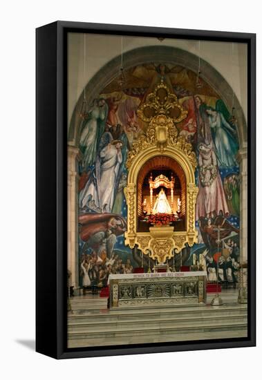 Inside Church, Candelaria, Tenerife, 2007-Peter Thompson-Framed Stretched Canvas