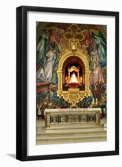 Inside Church, Candelaria, Tenerife, 2007-Peter Thompson-Framed Photographic Print