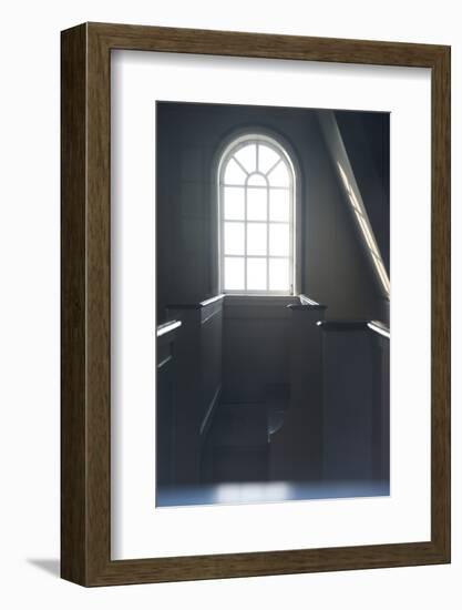 Inside Church Saurbaejarkirkja, Raudissandur, Westfjords, West Iceland-Julia Wellner-Framed Photographic Print