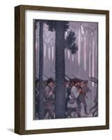 Inside Cover Design, 1928 (Colour Litho)-Newell Convers Wyeth-Framed Giclee Print