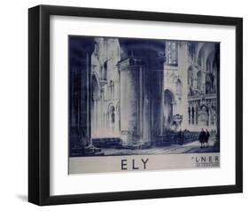 Inside Ely Cathedral-null-Framed Art Print