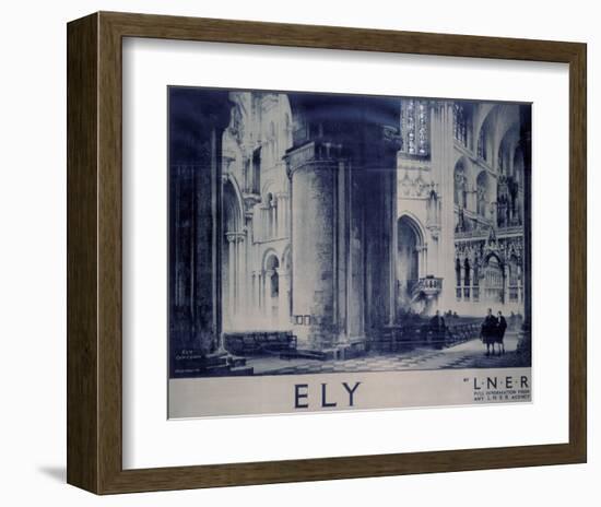 Inside Ely Cathedral-null-Framed Art Print