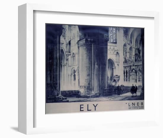 Inside Ely Cathedral-null-Framed Art Print