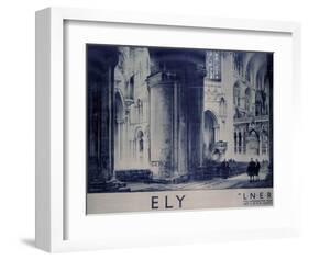 Inside Ely Cathedral-null-Framed Art Print