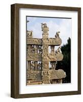 Inside Face of the North Gateway, the Great Stupa, Sanchi, Madhya Pradesh, India-Richard Ashworth-Framed Photographic Print