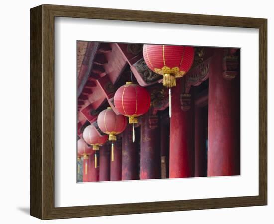 Inside Literature Temple, Vietnam-Keren Su-Framed Photographic Print