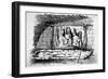 Inside of a Funeral Hut, Tahiti, 18th Century-John Webber-Framed Giclee Print