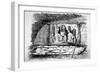 Inside of a Funeral Hut, Tahiti, 18th Century-John Webber-Framed Giclee Print