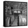 Inside of a Montgomery Transit Bus-null-Framed Stretched Canvas
