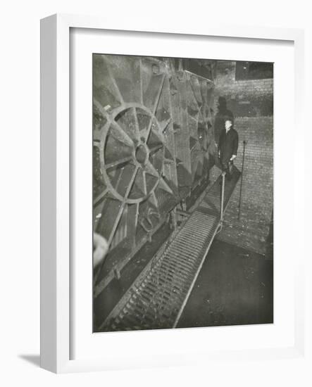 Inside of a Sewer, London, 1939-null-Framed Photographic Print