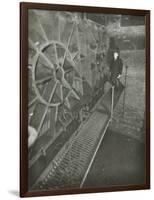 Inside of a Sewer, London, 1939-null-Framed Photographic Print