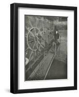 Inside of a Sewer, London, 1939-null-Framed Premium Photographic Print