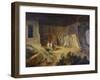 Inside Of Kanaree Cave At Salsette, 1827-Thomas Daniell-Framed Giclee Print