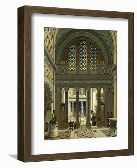 Inside of Roman Palace-Auguste Racinet-Framed Giclee Print