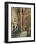 Inside of the Cathedral Hofkirche in Innsbruck-Rudolph von Alt-Framed Collectable Print